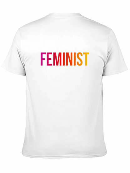 Feminist T-Shirt - Gradient Text Design