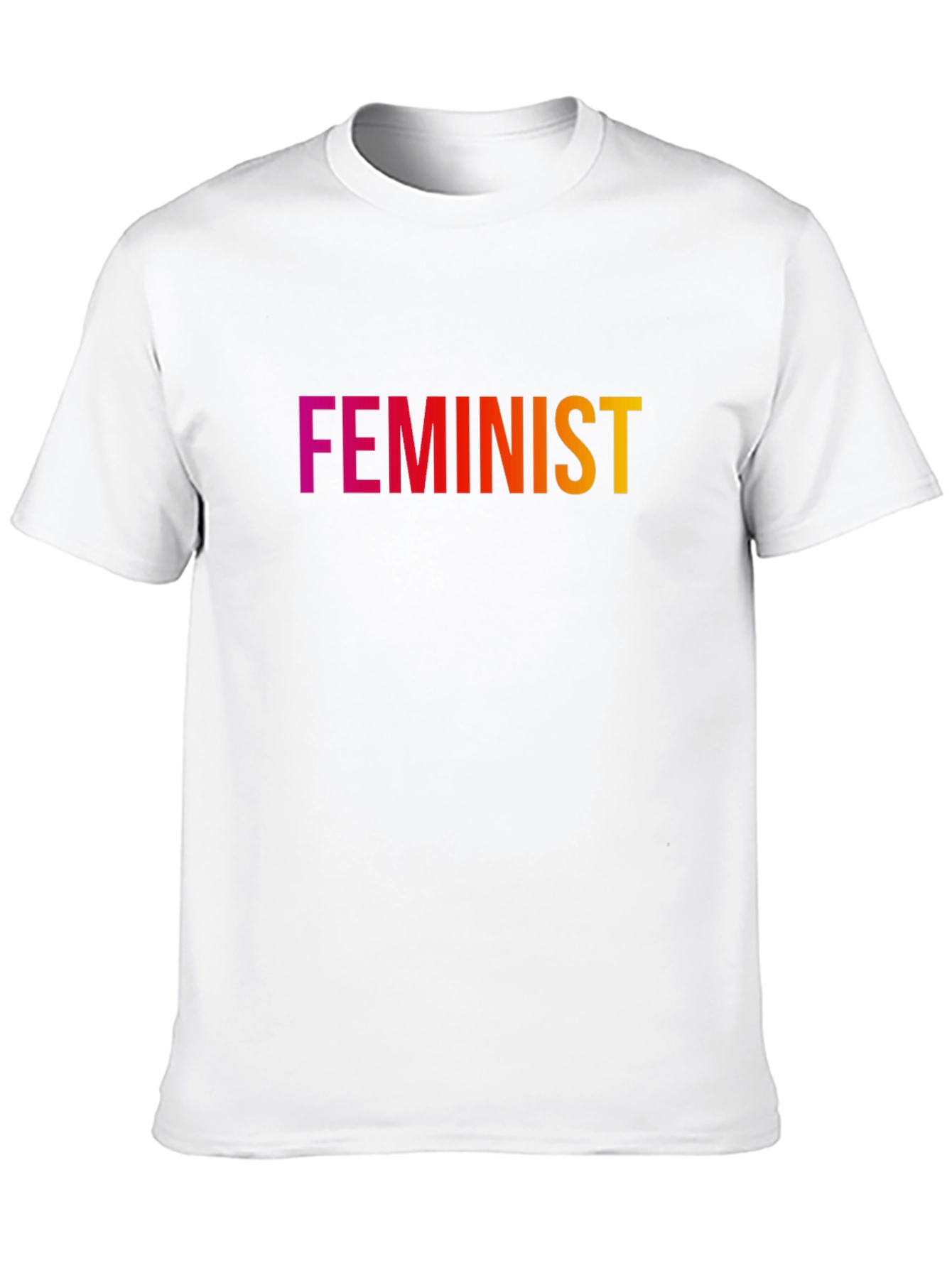 Feminist T-Shirt - Gradient Text Design