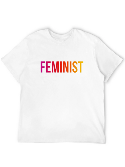 Feminist T-Shirt - Gradient Text Design