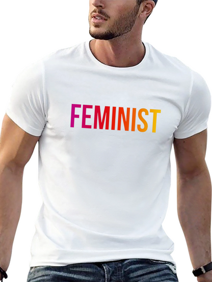 Feminist T-Shirt - Gradient Text Design