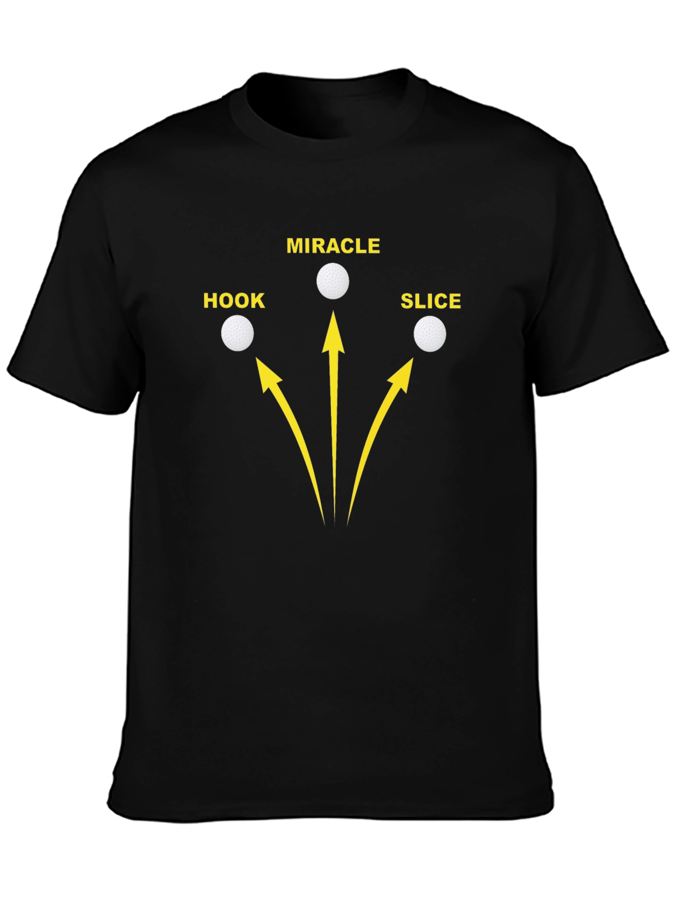 Golf Hook Slice Miracle Graphic T-Shirt