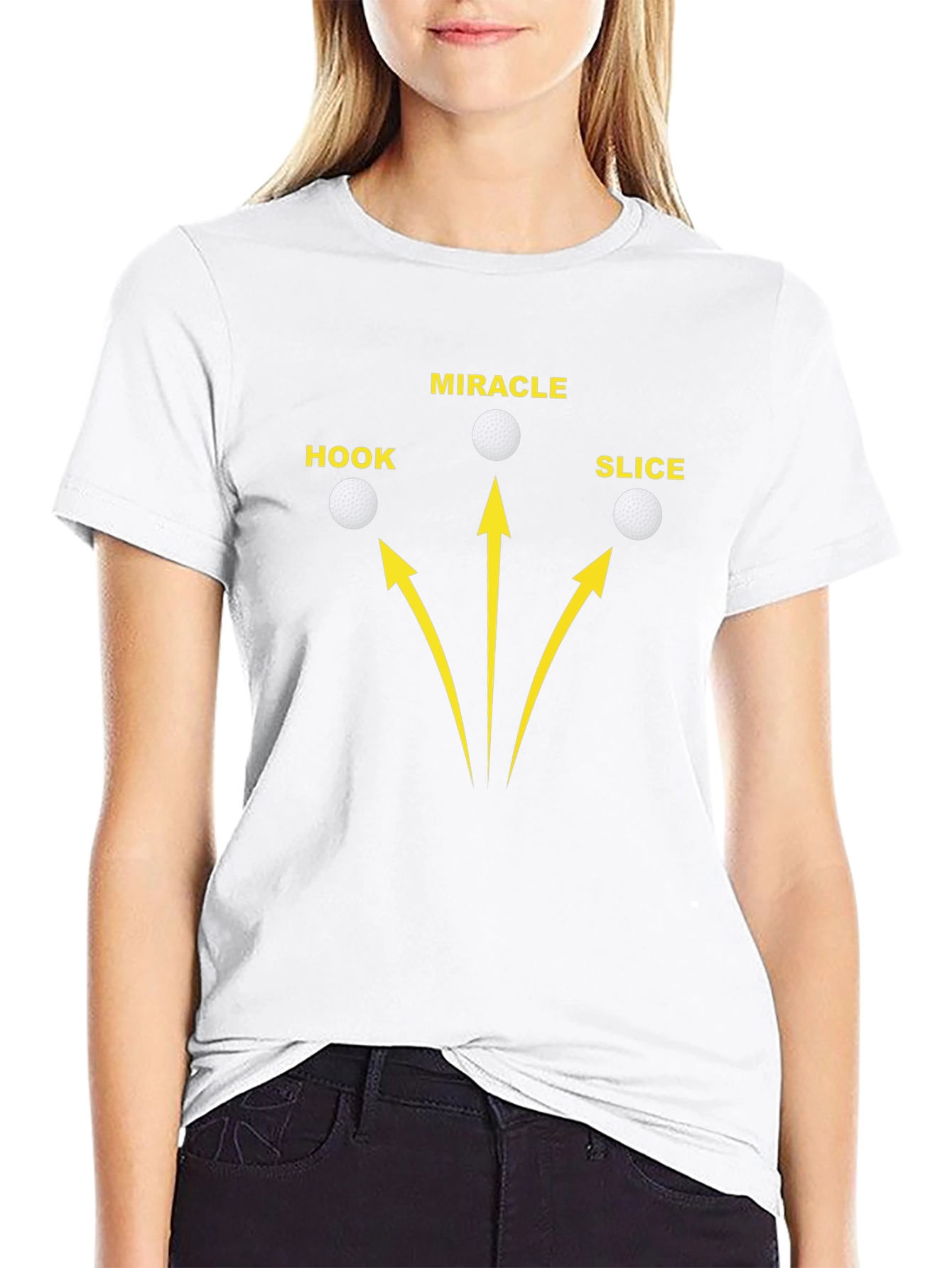 Golf Hook Slice Miracle Graphic T-Shirt