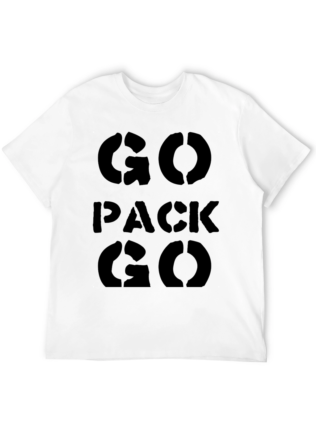 Go Pack Go Black T-Shirt