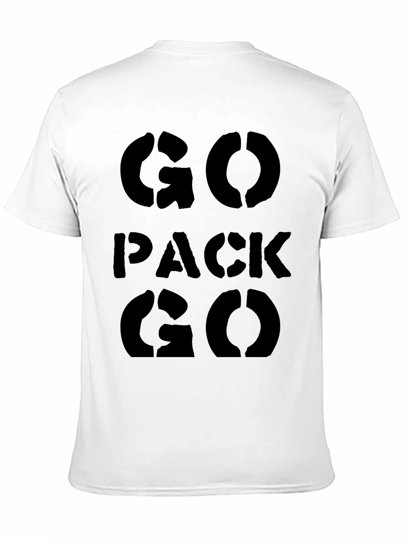 Go Pack Go Black T-Shirt