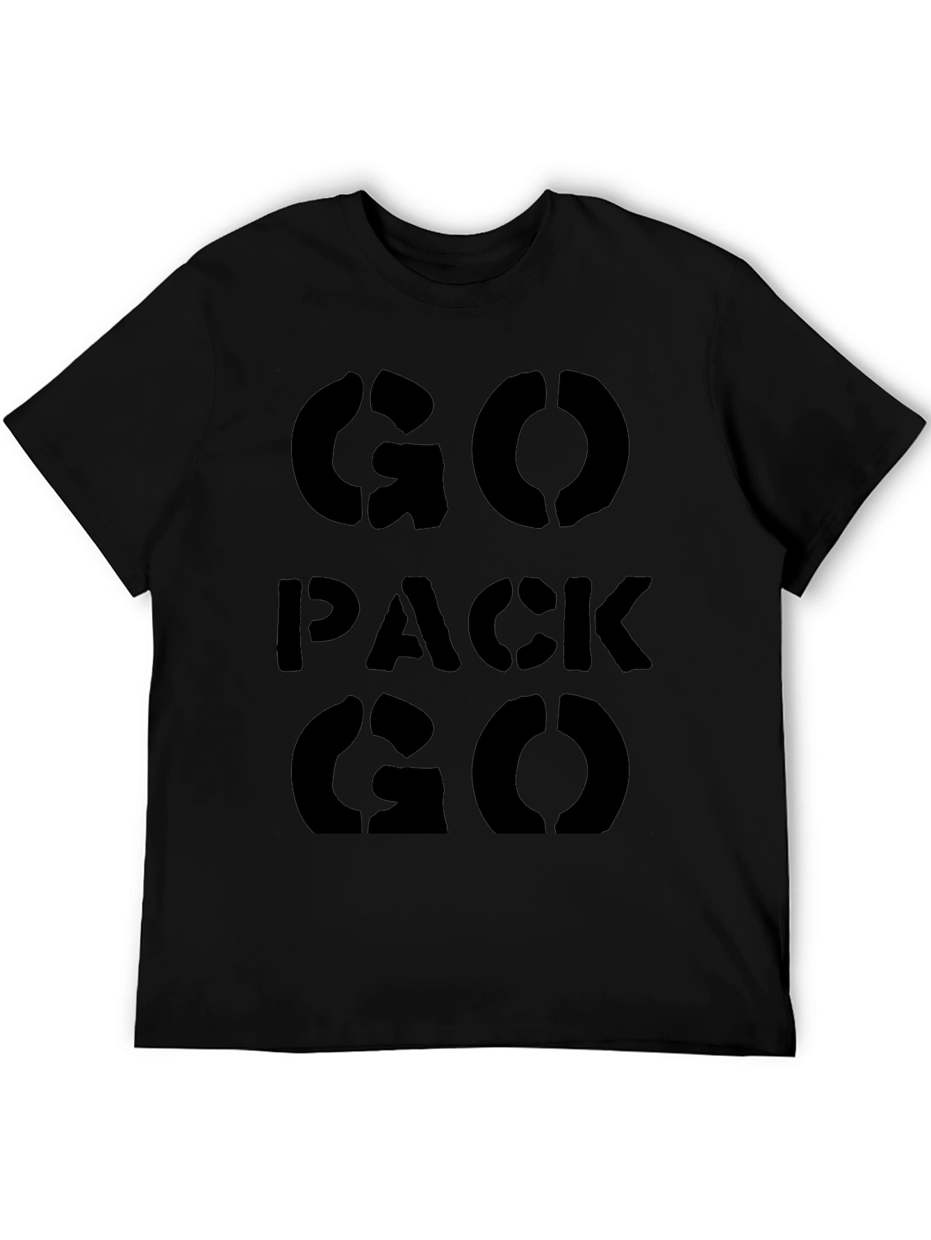 Go Pack Go Black T-Shirt