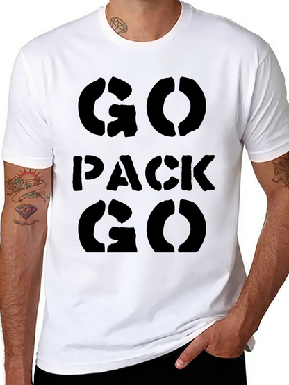 Go Pack Go Black T-Shirt