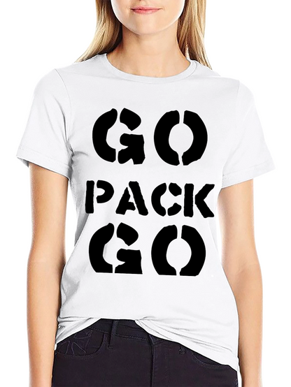 Go Pack Go Black T-Shirt