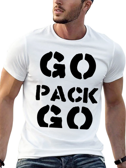 Go Pack Go Black T-Shirt