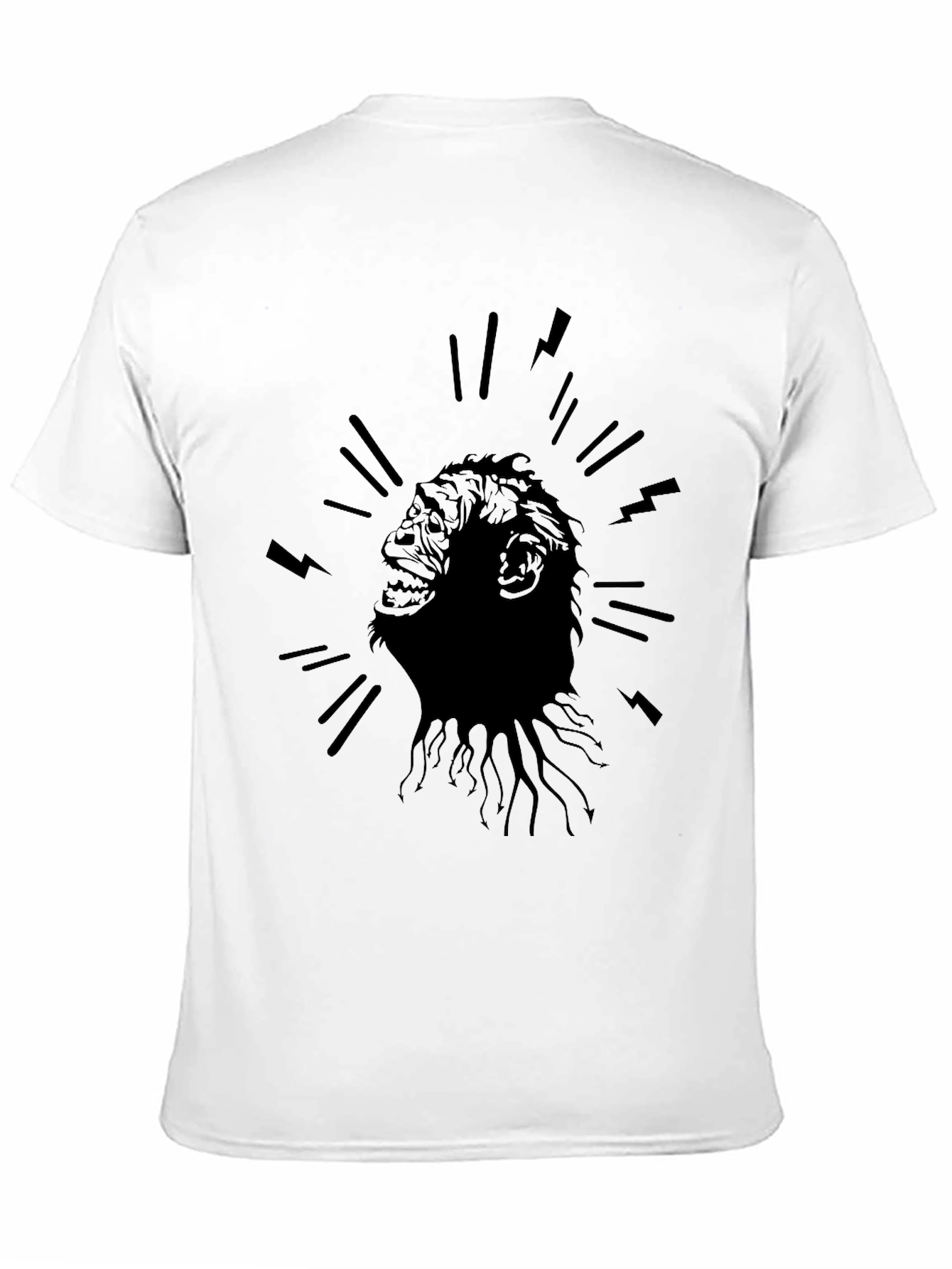 Electric Ape Graphic T-Shirt - Bold Black Tee