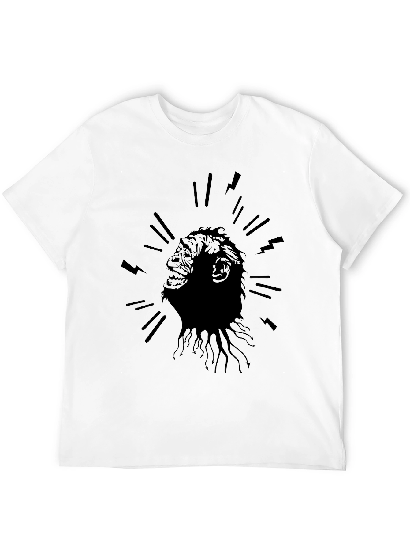 Electric Ape Graphic T-Shirt - Bold Black Tee