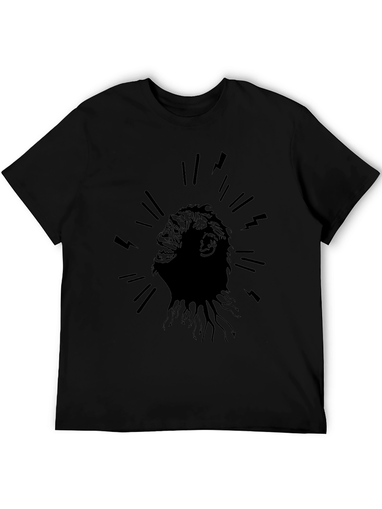 Electric Ape Graphic T-Shirt - Bold Black Tee