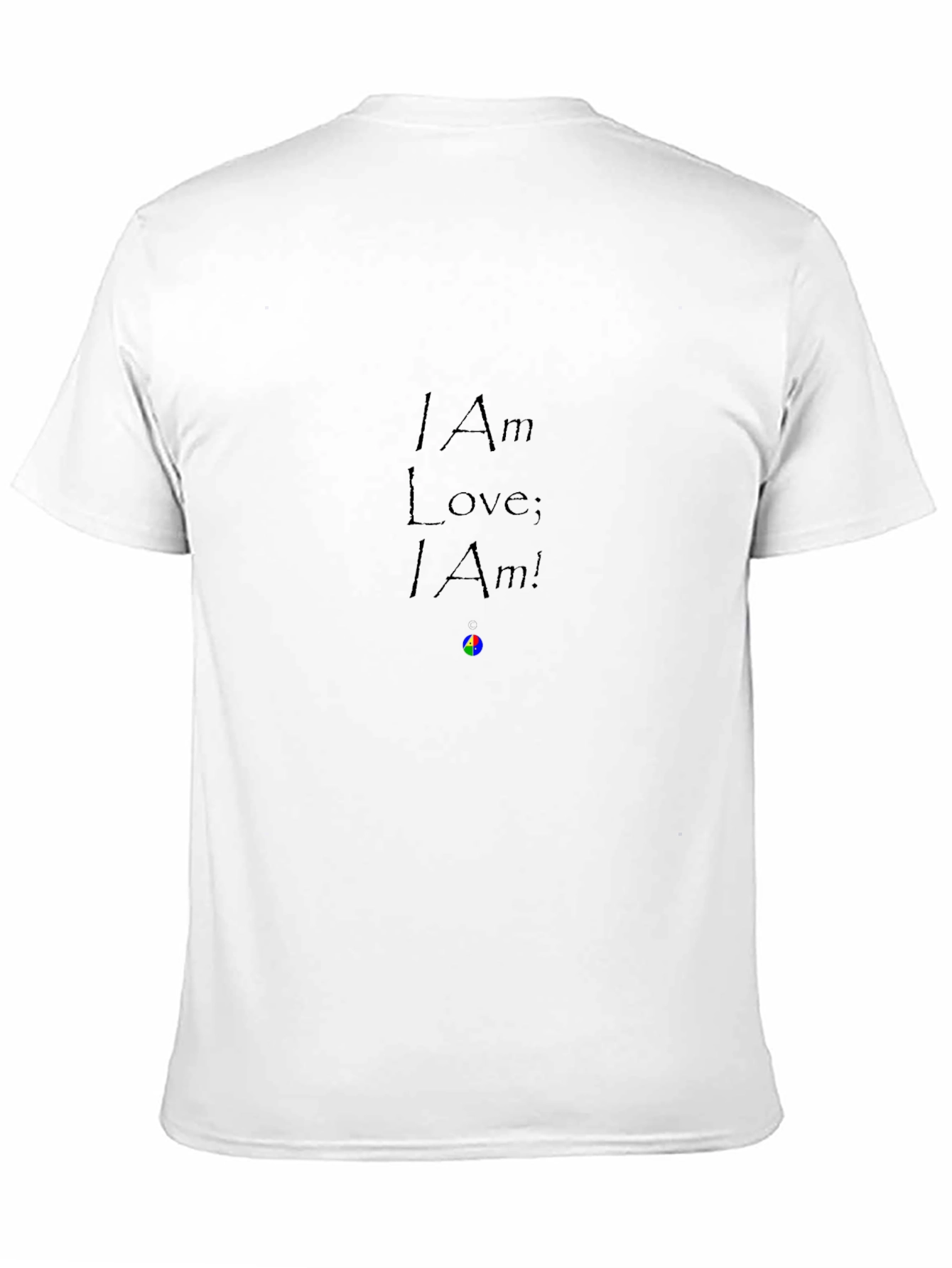 I Am Love Graphic T-Shirt - Black