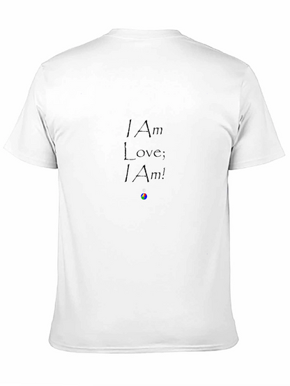I Am Love Graphic T-Shirt - Black