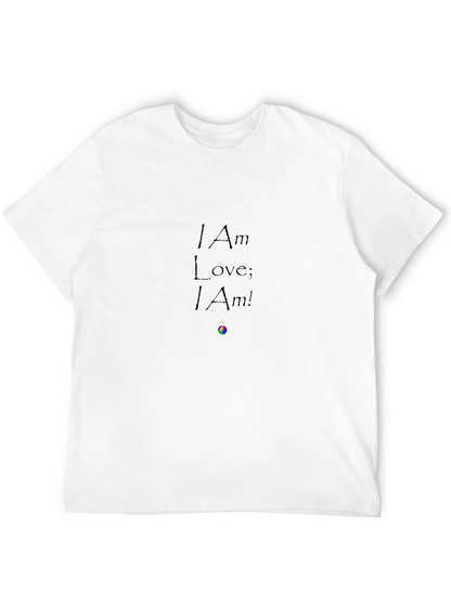 I Am Love Graphic T-Shirt - Black