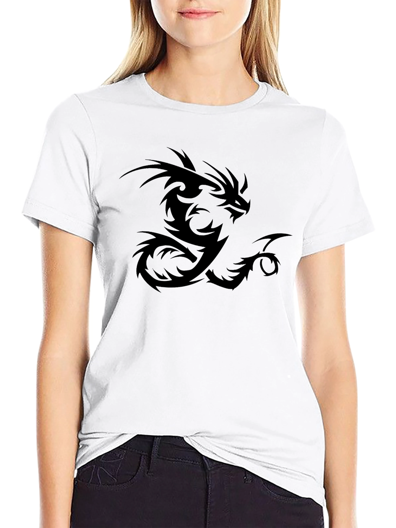 Dragon Graphic T-Shirt - Bold Black Tee