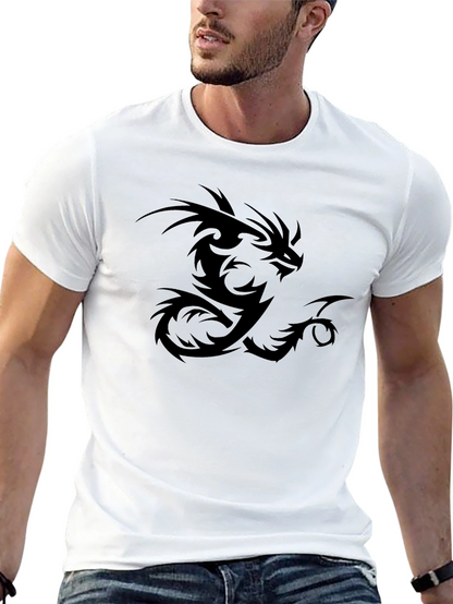 Dragon Graphic T-Shirt - Bold Black Tee