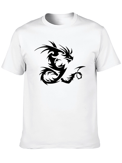 Dragon Graphic T-Shirt - Bold Black Tee