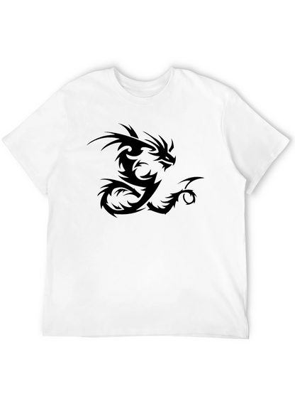 Dragon Graphic T-Shirt - Bold Black Tee