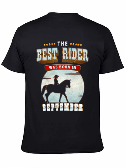 Best Rider Born in September T-Shirt