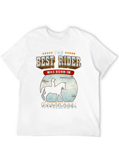 Best Rider Born in September T-Shirt