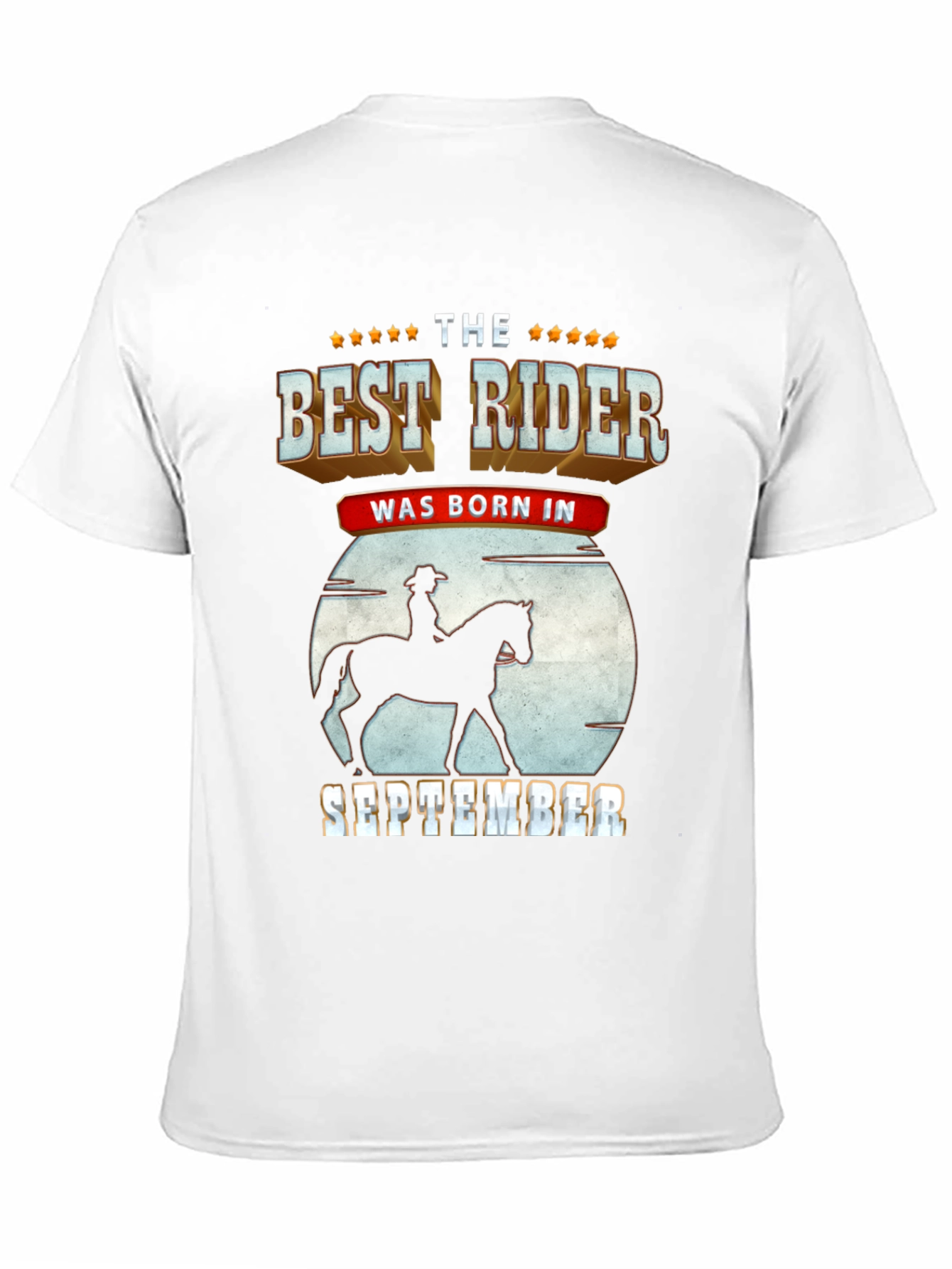 Best Rider Born in September T-Shirt