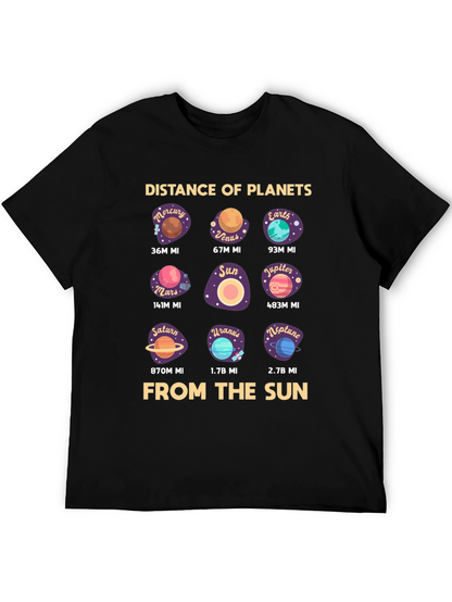 Distance of Planets T-Shirt - Astronomy Space Tee