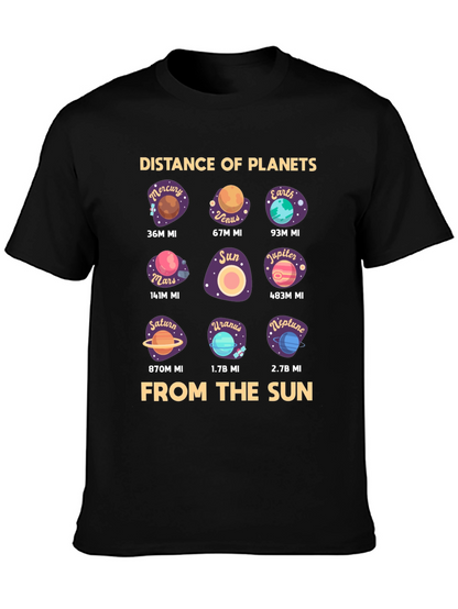 Distance of Planets T-Shirt - Astronomy Space Tee