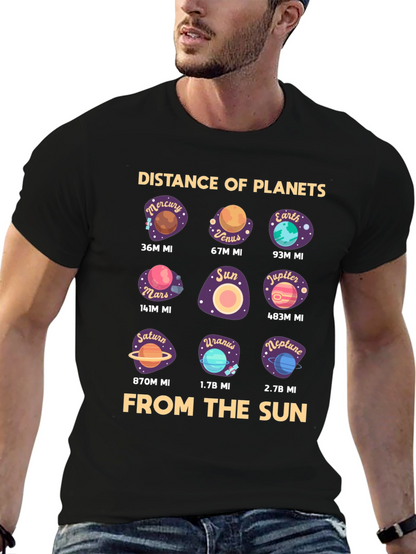 Distance of Planets T-Shirt - Astronomy Space Tee