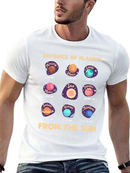 Distance of Planets T-Shirt - Astronomy Space Tee