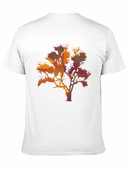 Sunset Tree Graphic Black T-Shirt