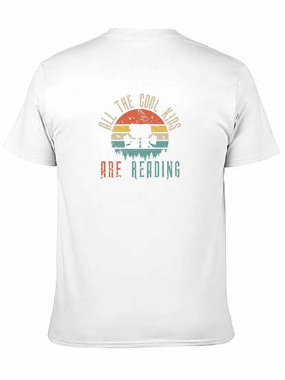 Cool Kids Reading T-Shirt Black Unisex