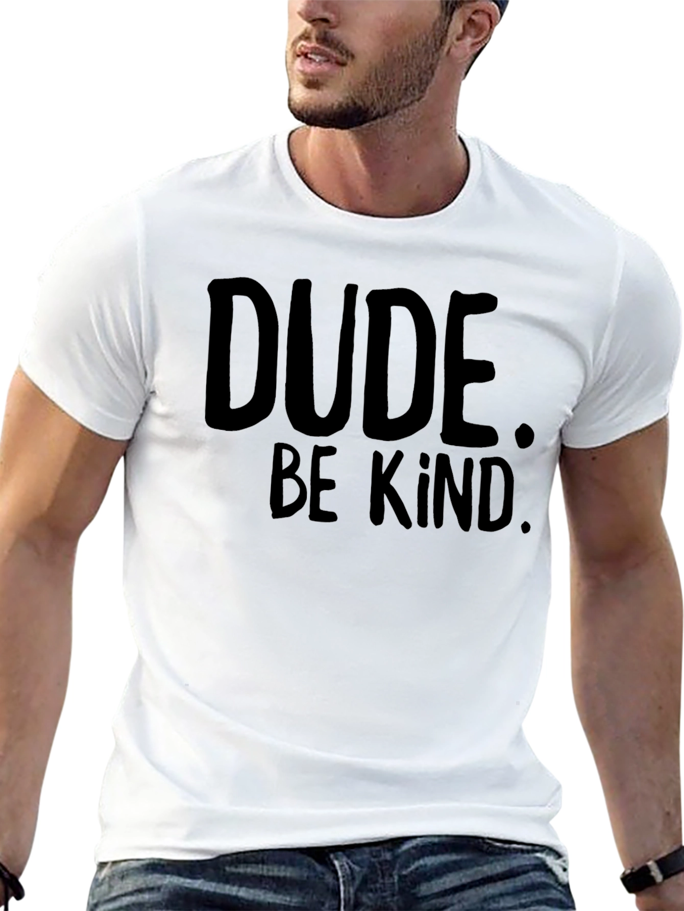 Dude Be Kind T-Shirt - Black Graphic Tee