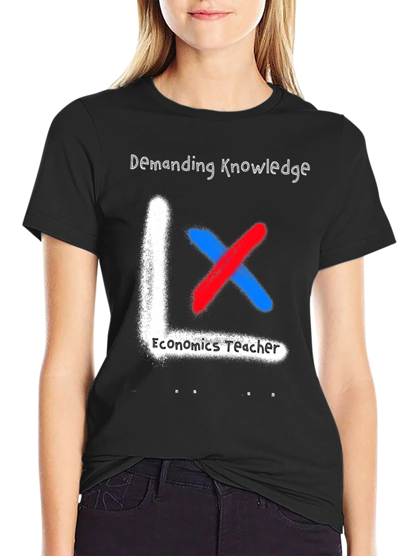 Economics Teacher Demanding Knowledge T-Shirt