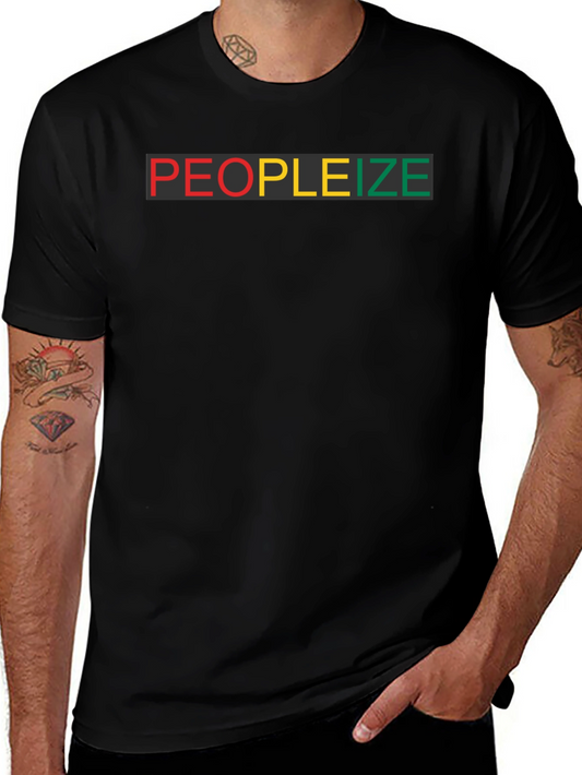 Peopleize T-Shirt - Stylish Graphic Tee