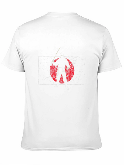 Ninja Warrior Graphic Tee - Black Cotton Blend