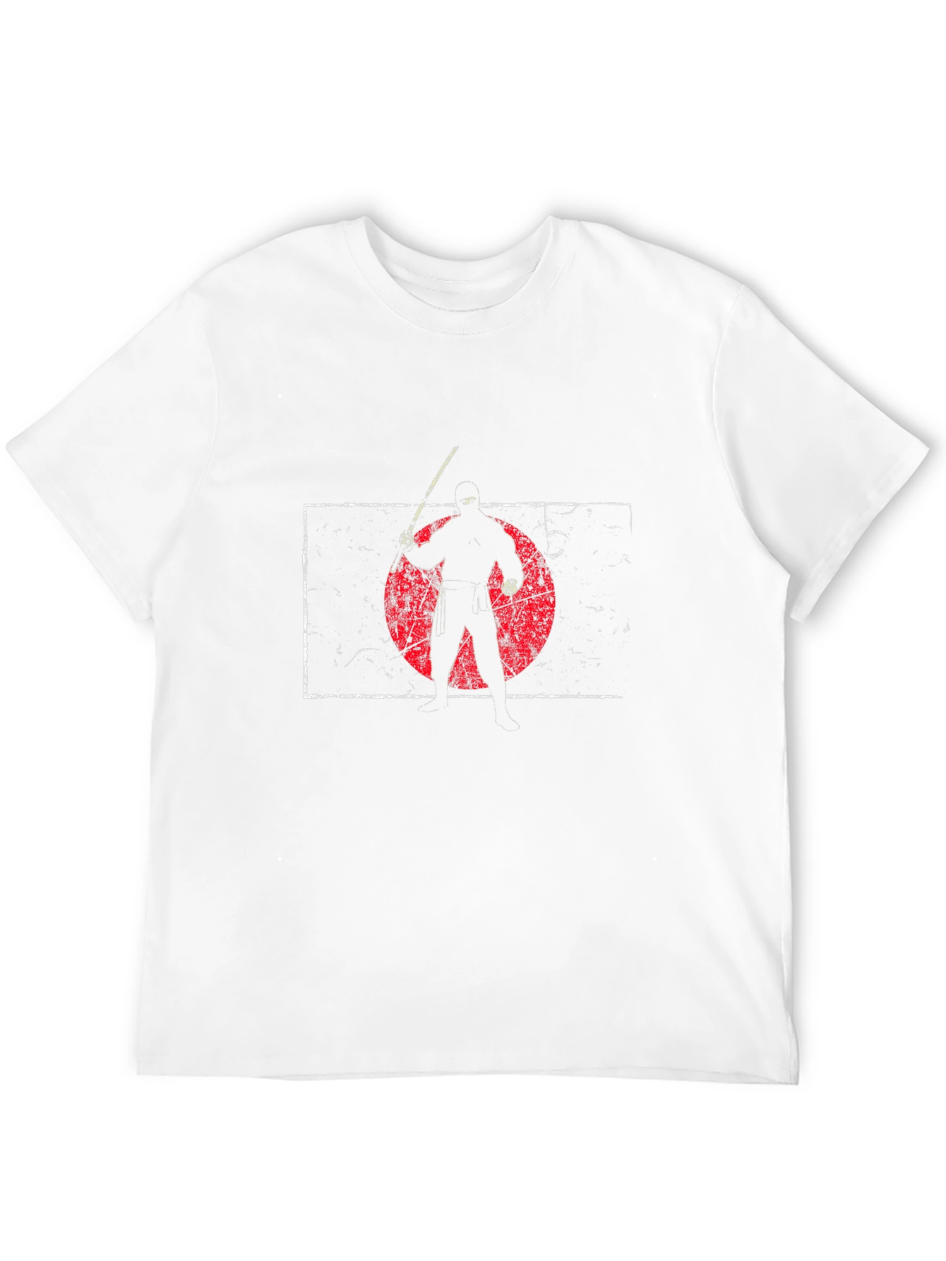 Ninja Warrior Graphic Tee - Black Cotton Blend