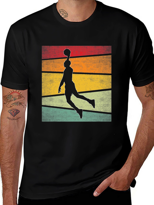 Vintage Basketball Player Graphic Tee