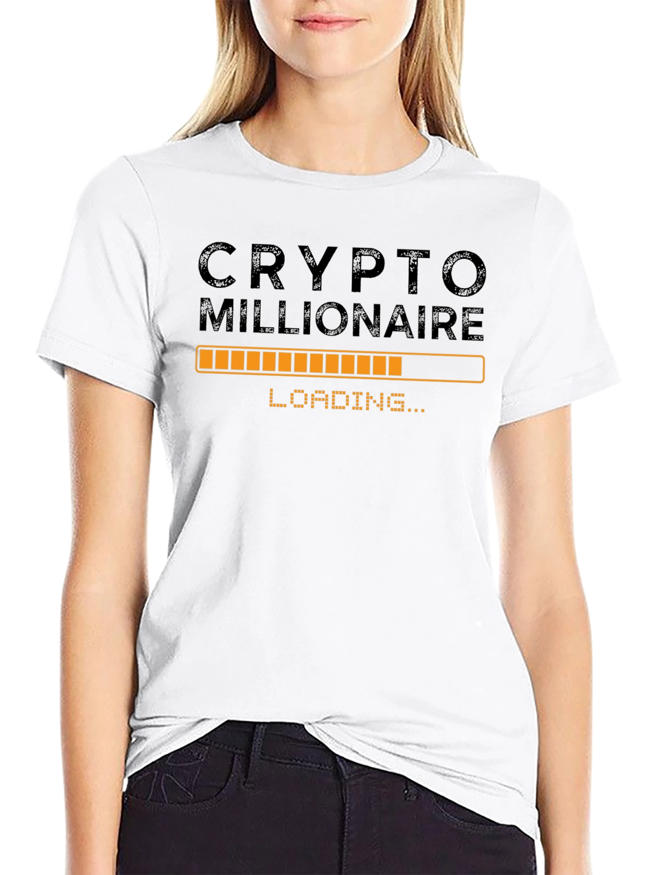Crypto Millionaire Loading Funny T-Shirt