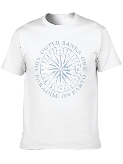 OBX Outer Banks Compass Black T-Shirt