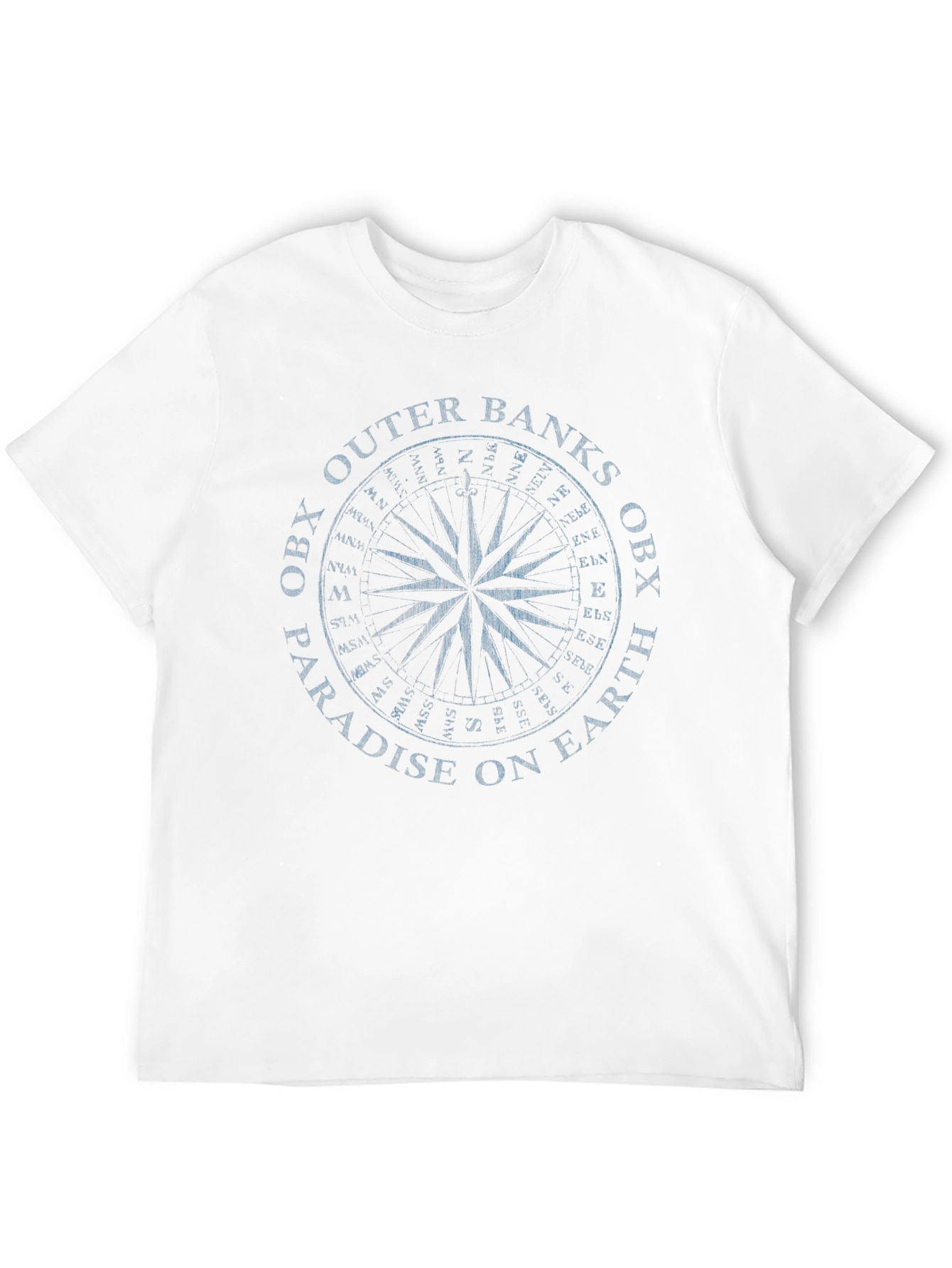 OBX Outer Banks Compass Black T-Shirt