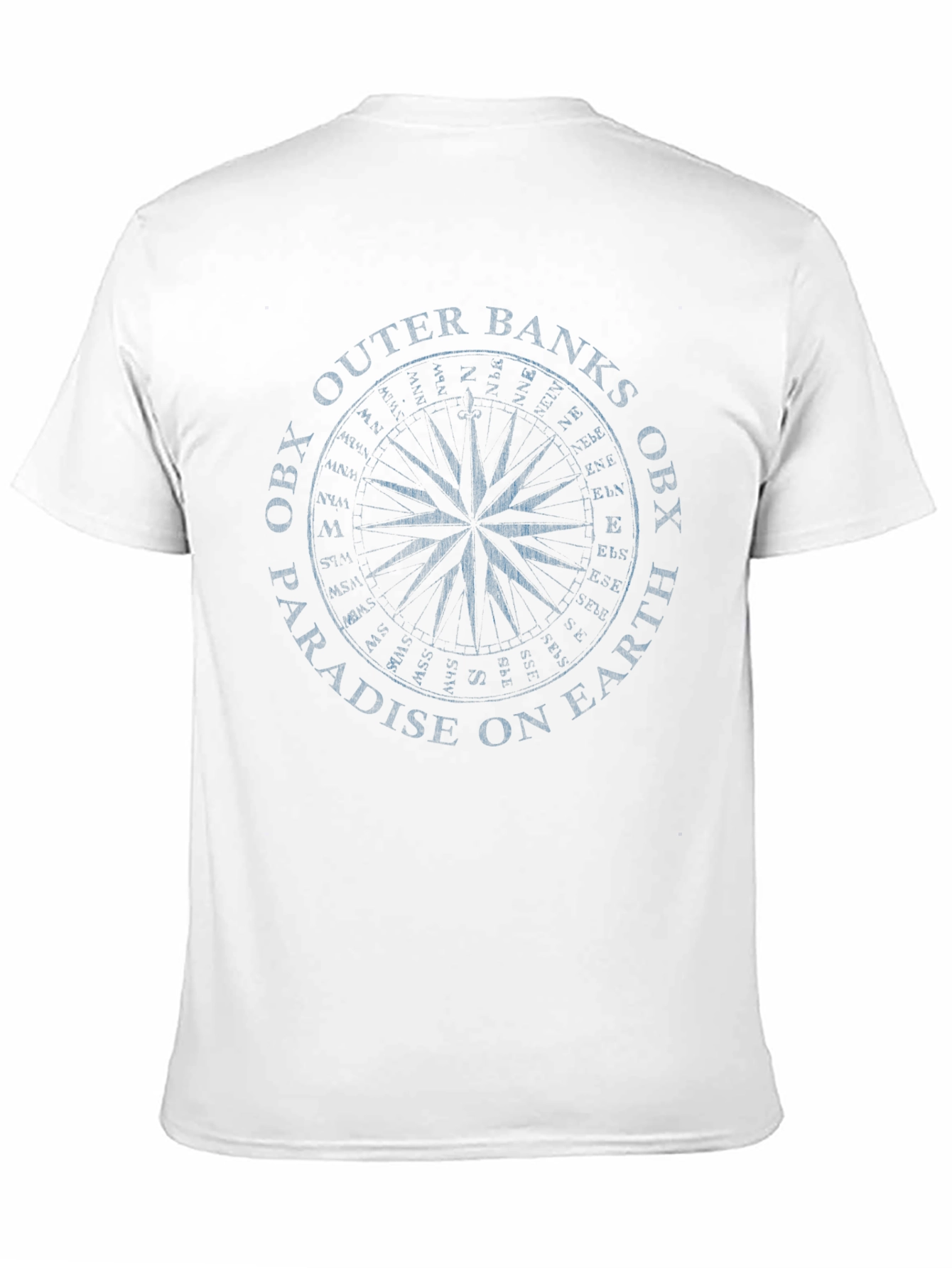 OBX Outer Banks Compass Black T-Shirt