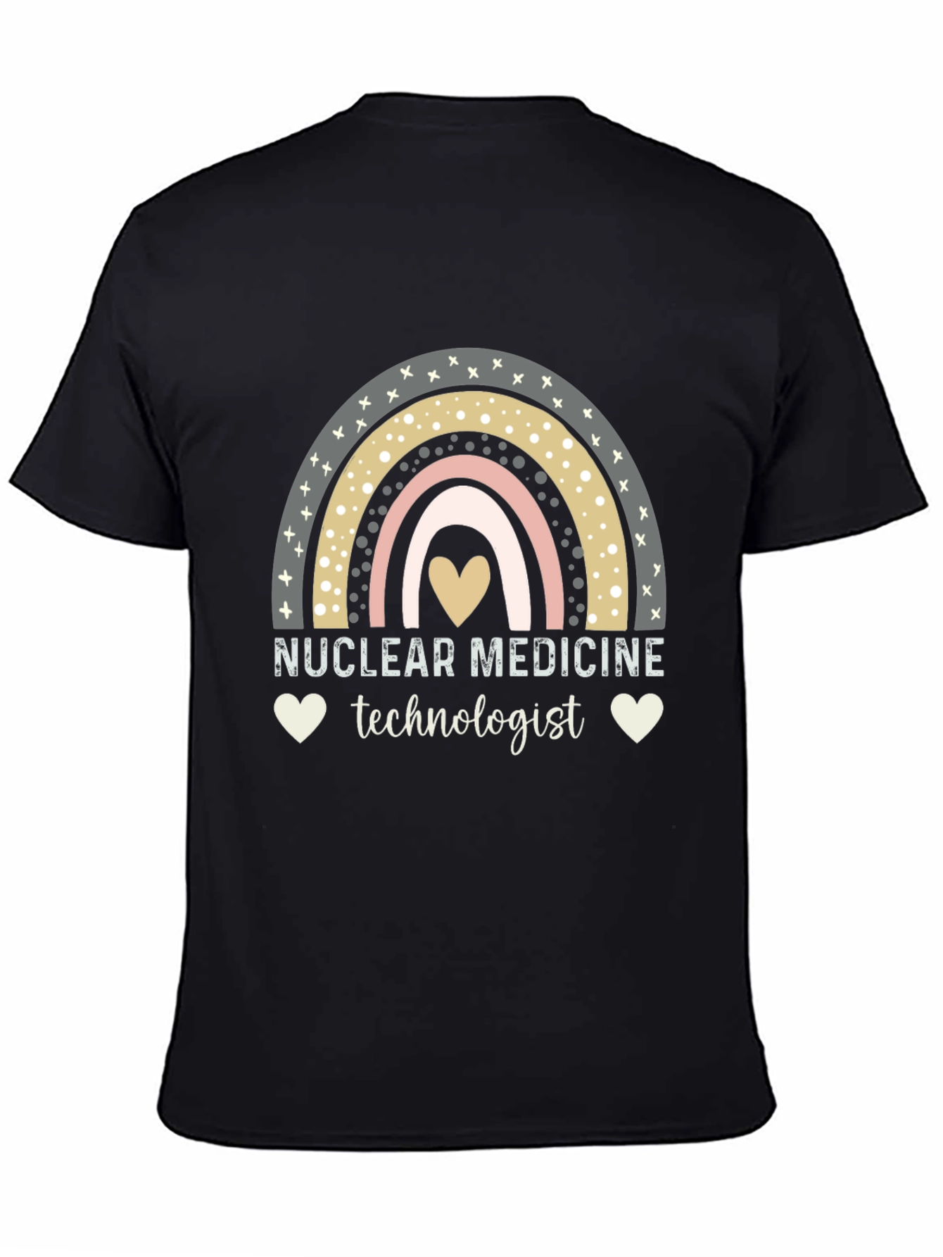 Nuclear Medicine Technologist T-Shirt Rainbow Heart