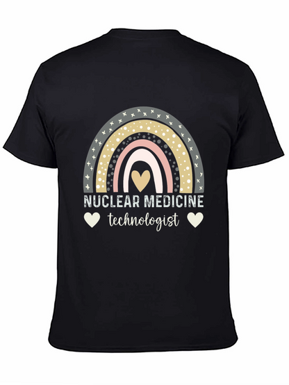 Nuclear Medicine Technologist T-Shirt Rainbow Heart