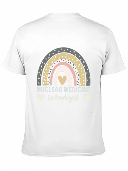Nuclear Medicine Technologist T-Shirt Rainbow Heart