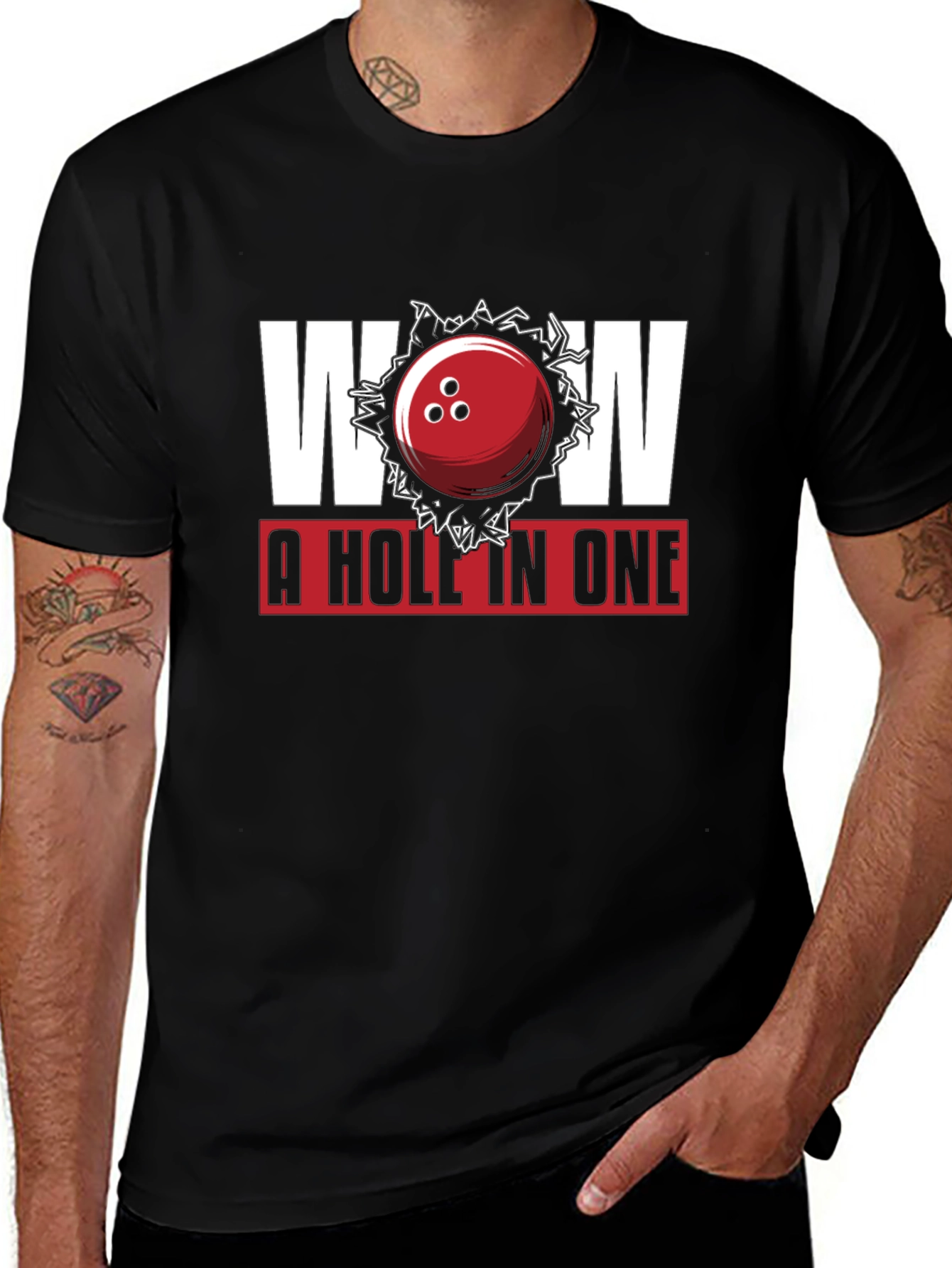 A Hole In One Bowling T-Shirt