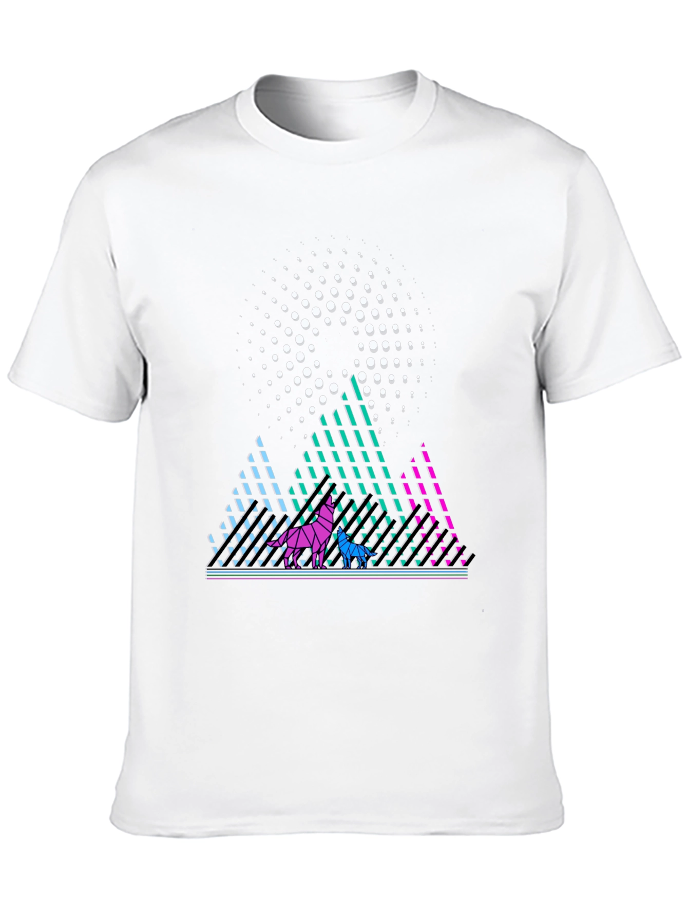 Geometric Wolves T-Shirt