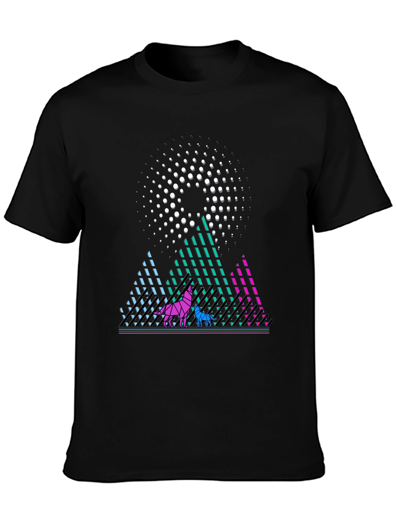 Geometric Wolves T-Shirt