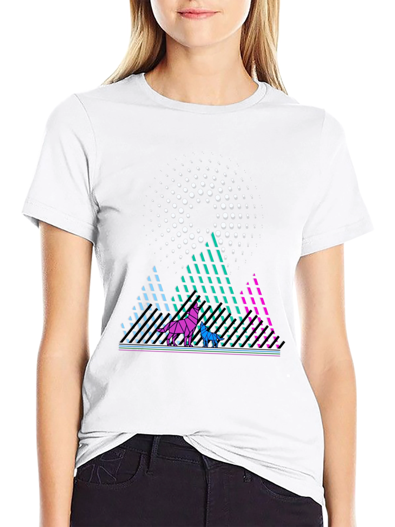 Geometric Wolves T-Shirt