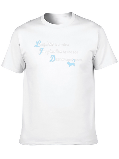 Laughter Imagination Dreams Mens Graphic Tee