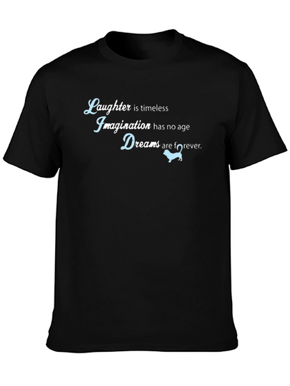 Laughter Imagination Dreams Mens Graphic Tee